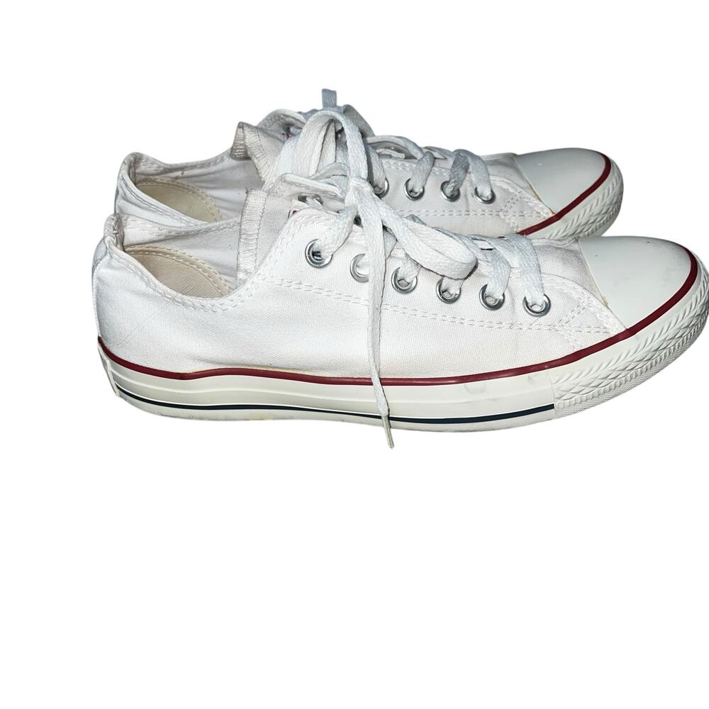 CONVERSE all star chuck taylor Classic low white sneaker mens size 7 womens 9